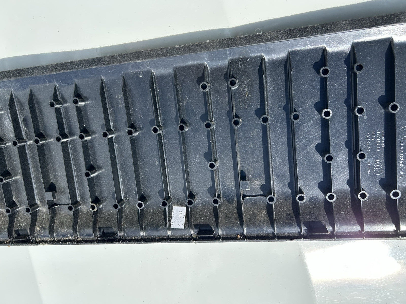 14-18 OEM BMW X5 F15 X5M F85 Rear Flap Trunk Sill Trim Scuff Plate Cover Panel