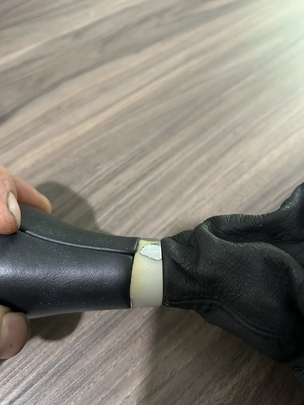 01-09 Mercedes W203 W209 C  CLK Gear Shifter Knob Boot Chrome Sport Edition OEM