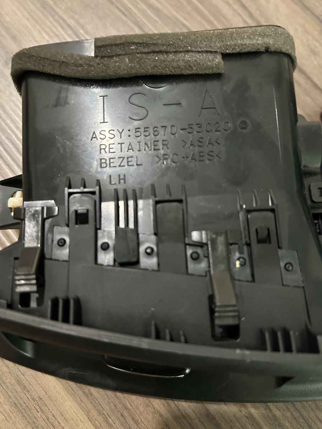 06-13 Lexus IS250 IS350 Center Dash AC Air Vent OEM 55670-53020 Black