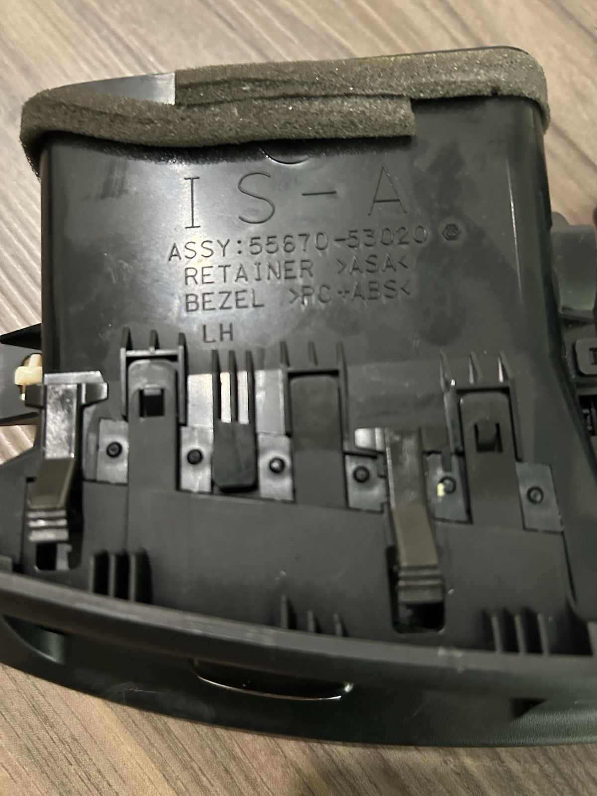 06-13 Lexus IS250 IS350 Center Dash AC Air Vent OEM 55670-53020 Black