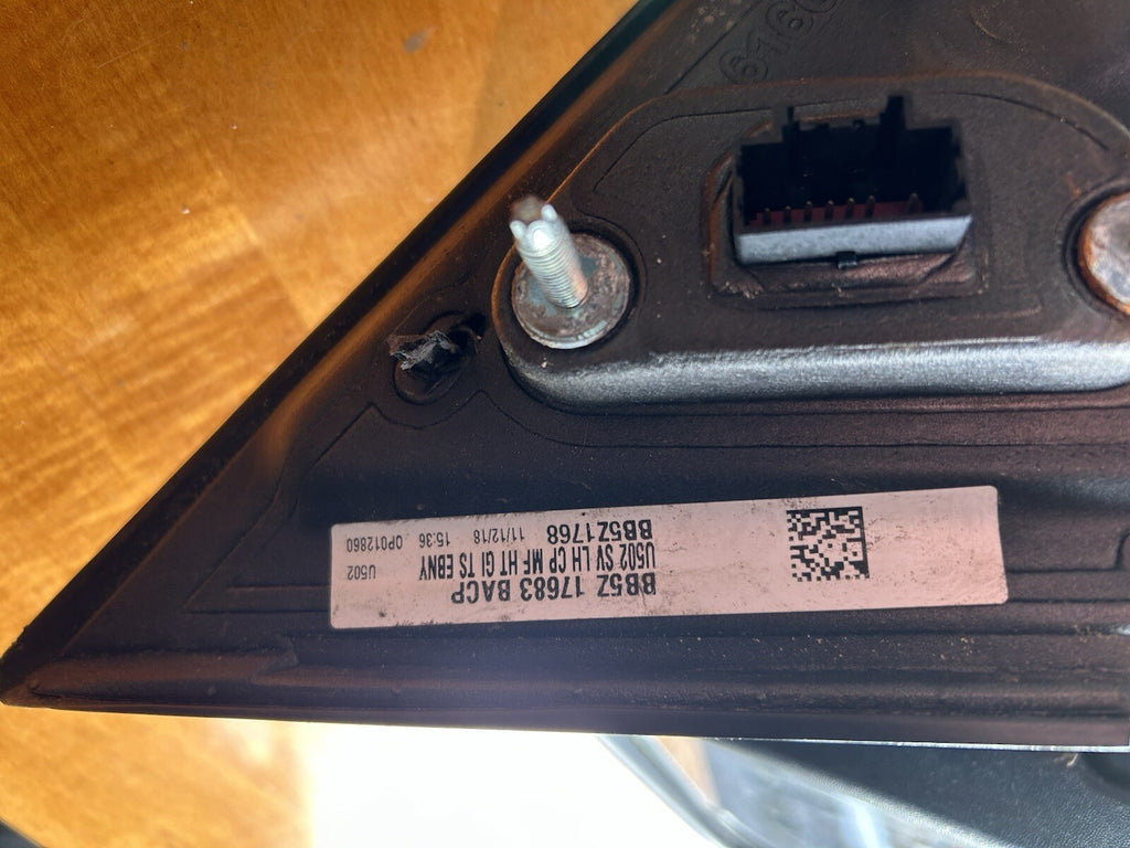 2011-2015 Ford Explorer Left Driver Side View Door Mirror Power Black