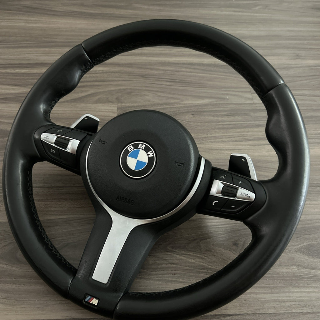 2014-2018 BMW X5 F15 15-19 BMW X6 F16 STEERING WHEEL W/ PADDLES (BLACK) M-SPORT!