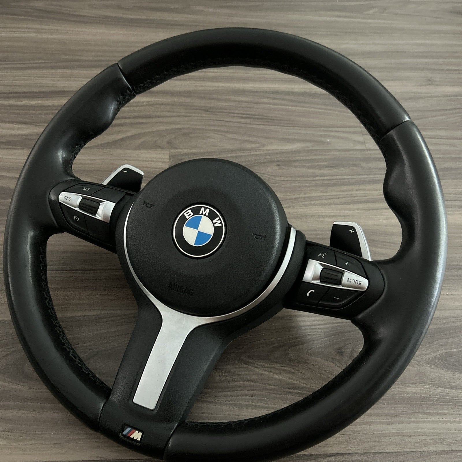 2014-2018 BMW X5 F15 15-19 BMW X6 F16 STEERING WHEEL W/ PADDLES (BLACK) M-SPORT!