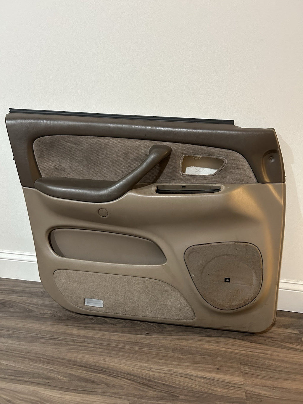 2001 2002 2003 2004 Toyota Sequoia Left Driver  Front Door Panel Trim Tan OEM