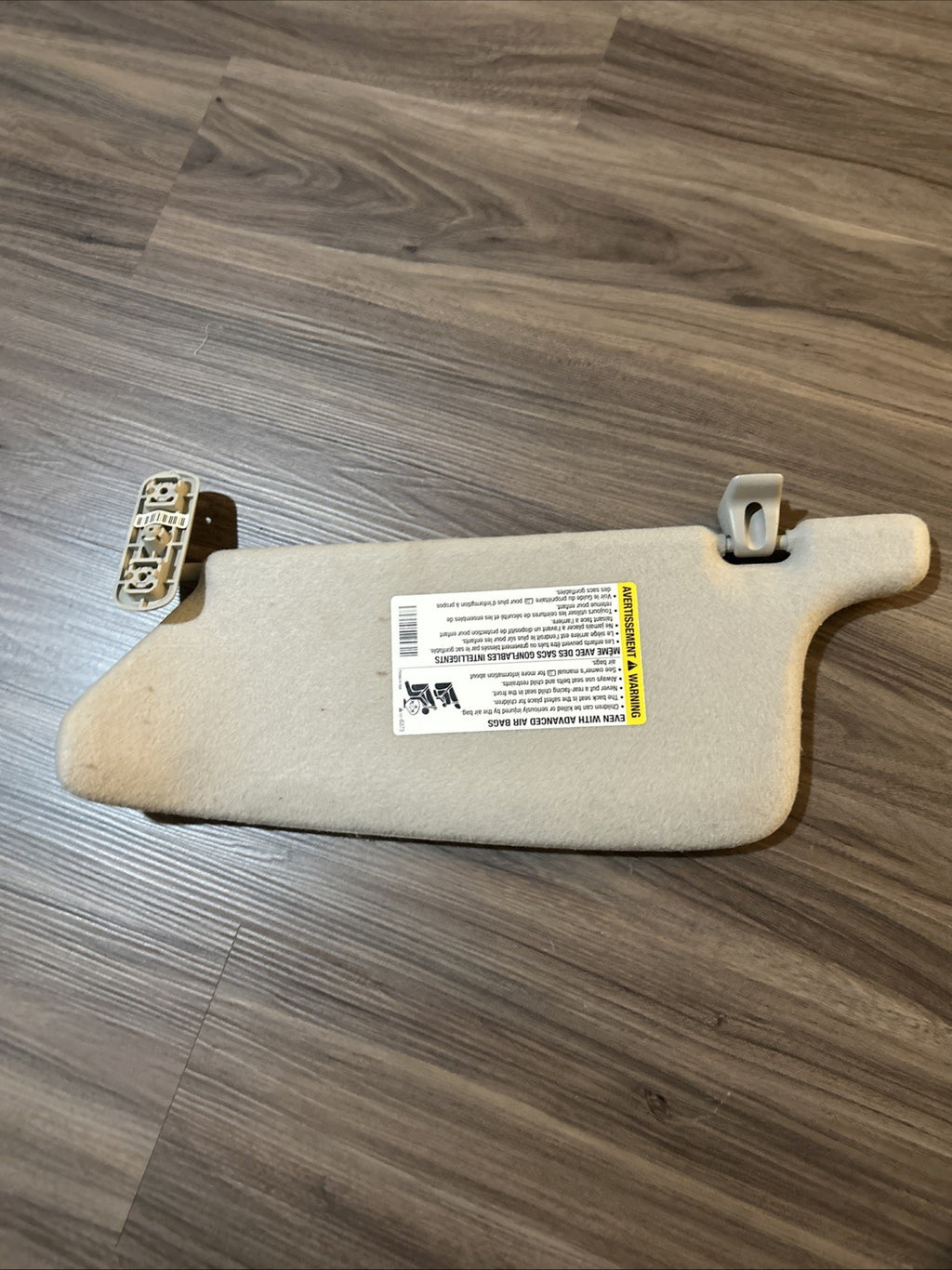 2004-2011 CHEVROLET COLORADO GMC CANYON SUN VISOR SHADE PASSENGER SIDE GRAY