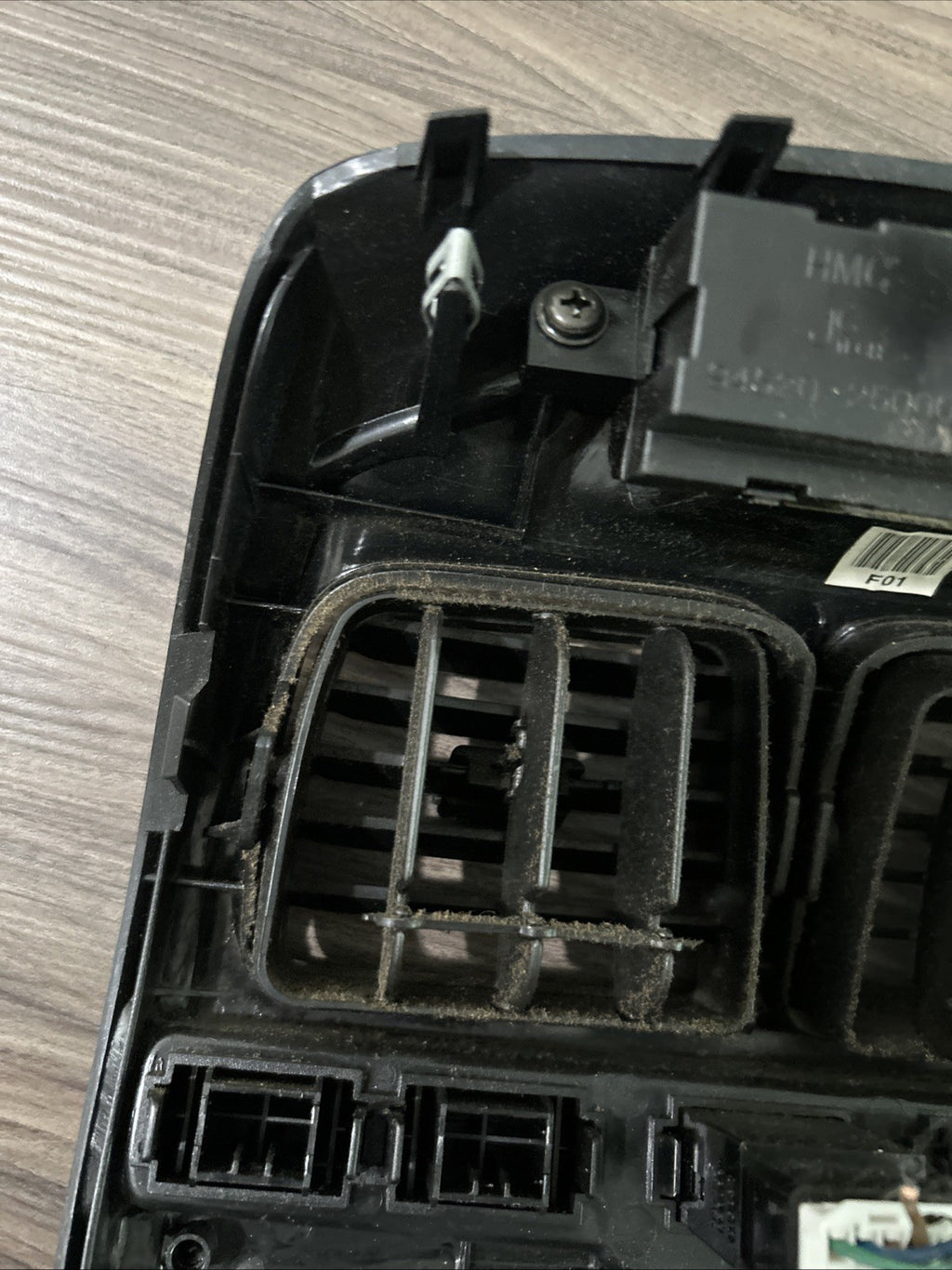 Hyundai Accent 2003 2004 2005 Dash Trim Air Vents Radio Climate Bezel Gray 03-05