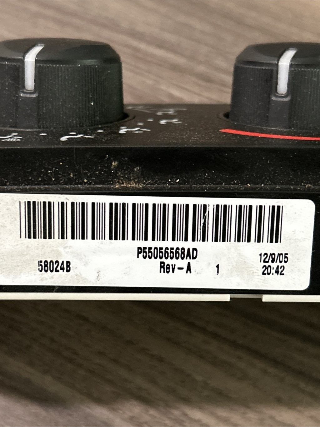 Dodge Ram 06-08 Dakota 05-07 manual temp CLIMATE CONTROL ac heat P55056568AD OEM