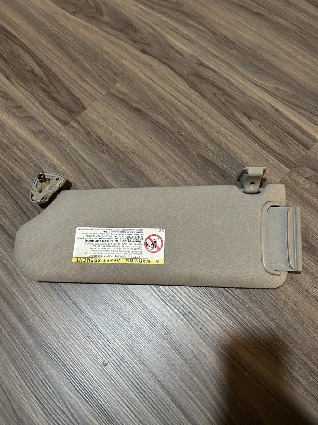 2000-2006 Toyota Tundra Sequoia DRIVER PASSENGER Left Right Sun Visor  OEM Gray