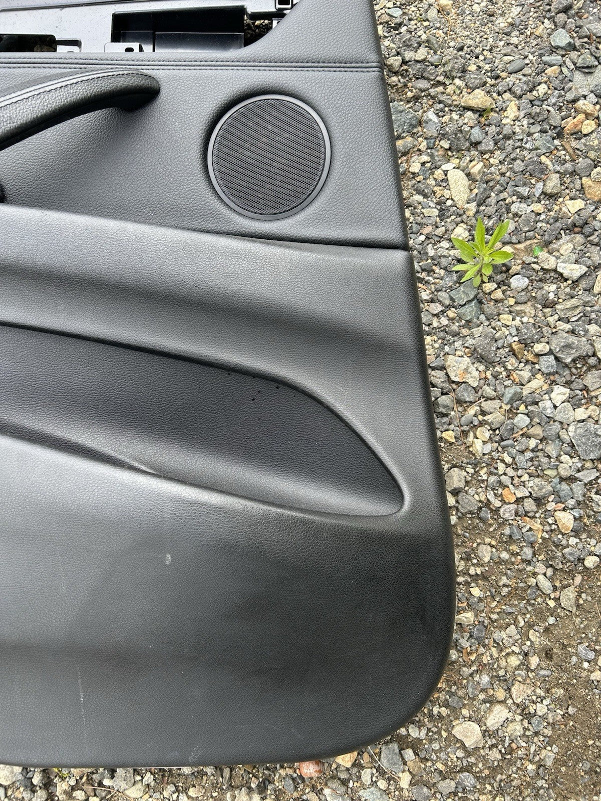 14-18 BMW X5 F15 Rear Left Driver Door Panel Card W/ Black OEM