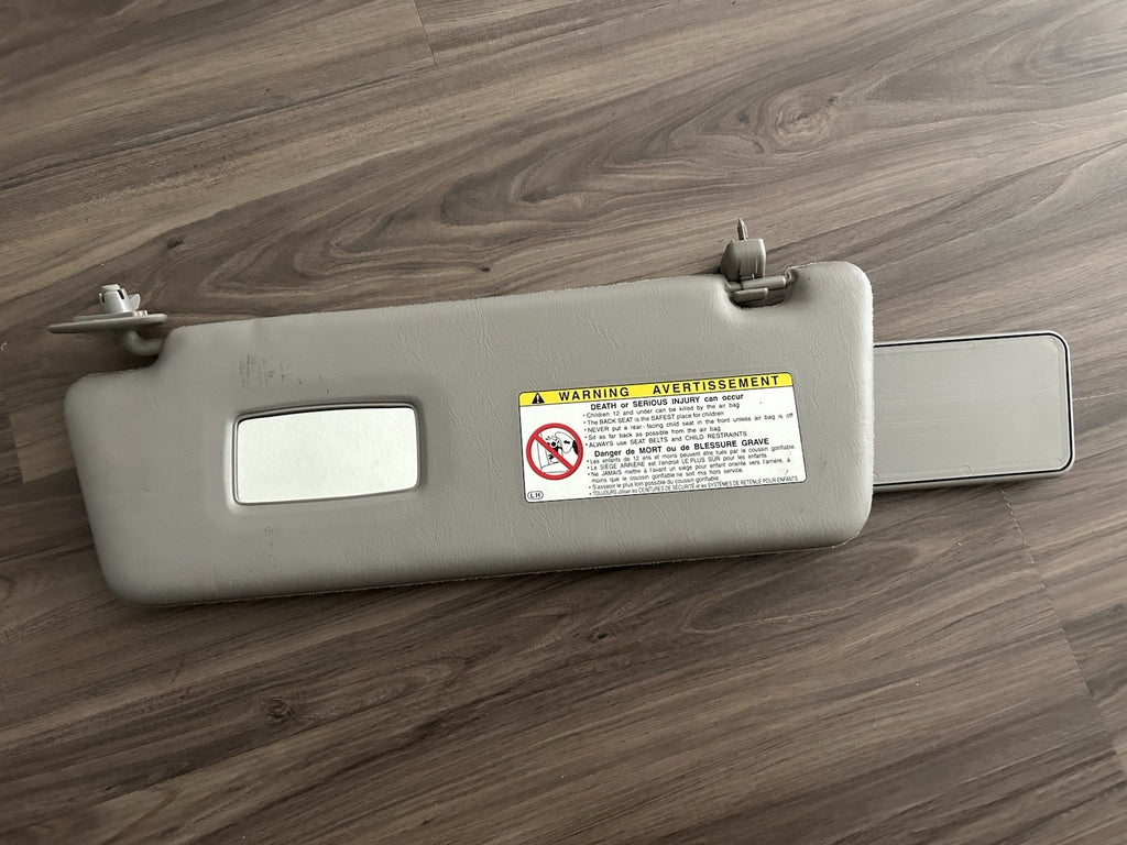 2000-2006 Toyota Tundra DRIVER PASSENGER Left Right Sun Visor SET OEM Gray