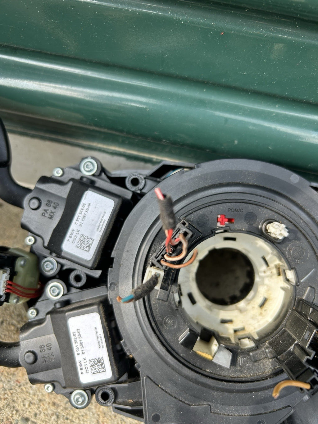 06 07 08 09 10 BMW 528xi oem clock spring turn wiper cruise switch assembly