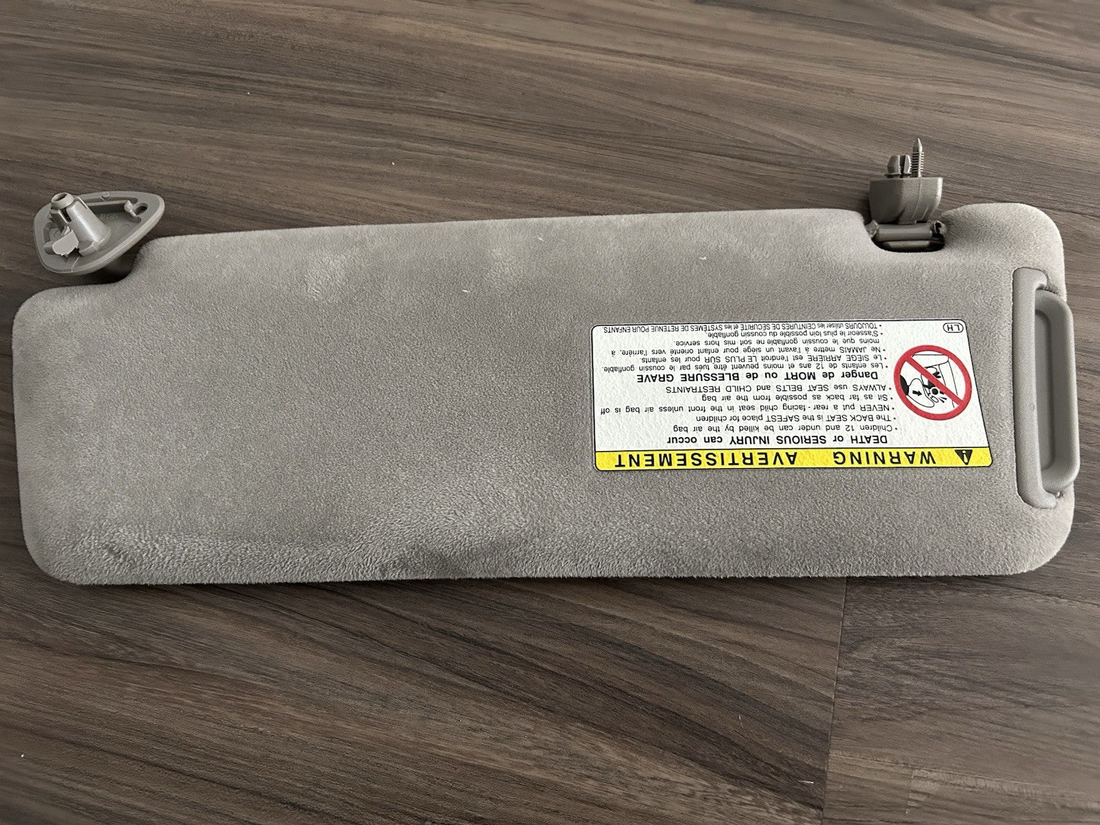 2000-2006 Toyota Tundra DRIVER PASSENGER Left Right Sun Visor SET OEM Gray