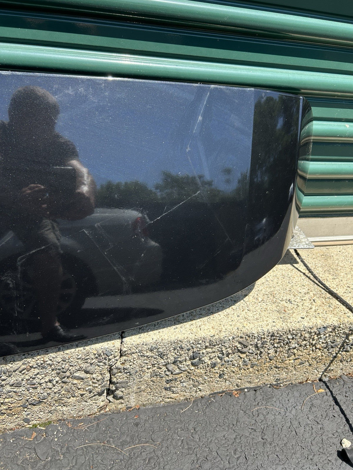 2014–2018 BMW X5 F15 Tailgate Spoiler w/ 3rd Brake Light OEM – Black 475M