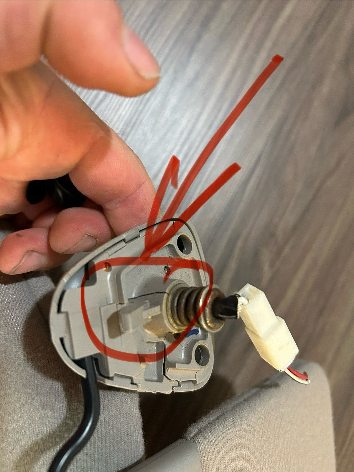 2000-2006 Toyota Tundra Sequoia DRIVER PASSENGER Left Right Sun Visor  OEM Gray