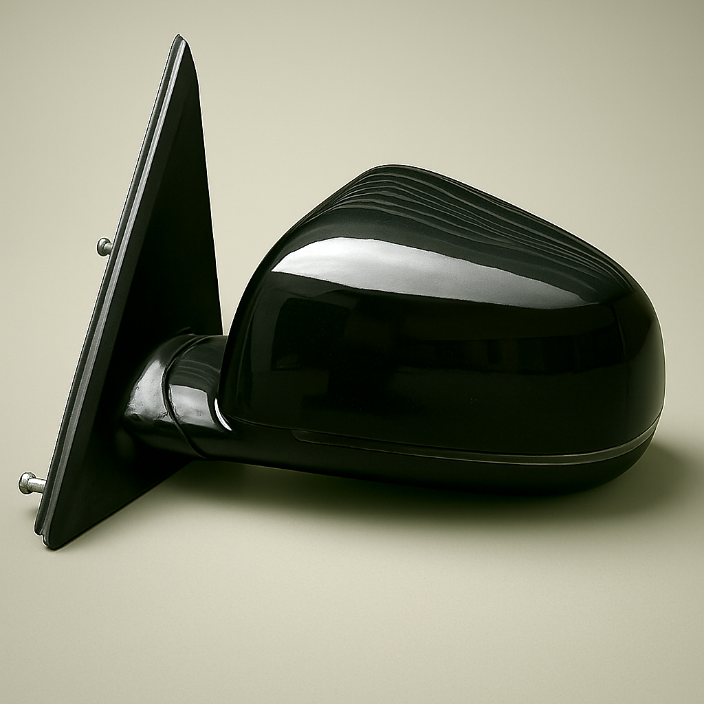 Fits 14 - 18 BMW X5 F15 LH Driver Power Door Mirror Heated w Memory Black=475M