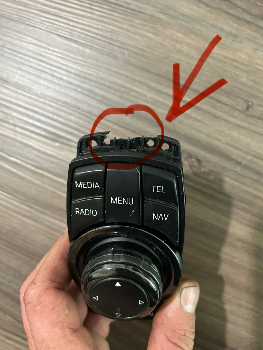 OEM BMW F02 F10 F15 F85 iDrive Navigation Controller Knob NBT NAV Button CERAMIC