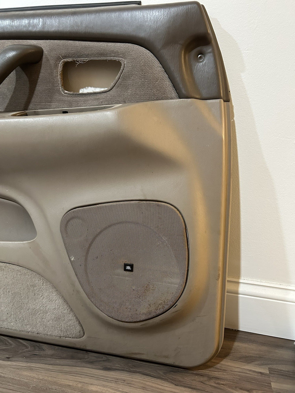 2001 2002 2003 2004 Toyota Sequoia Left Driver  Front Door Panel Trim Tan OEM