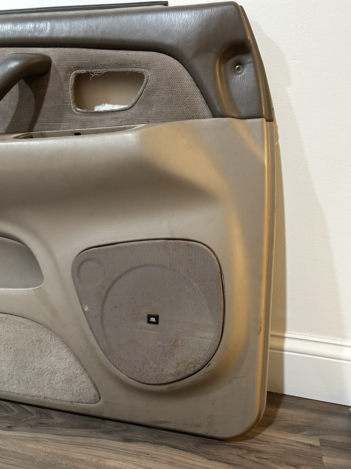 2001 2002 2003 2004 Toyota Sequoia Left Driver  Front Door Panel Trim Tan OEM