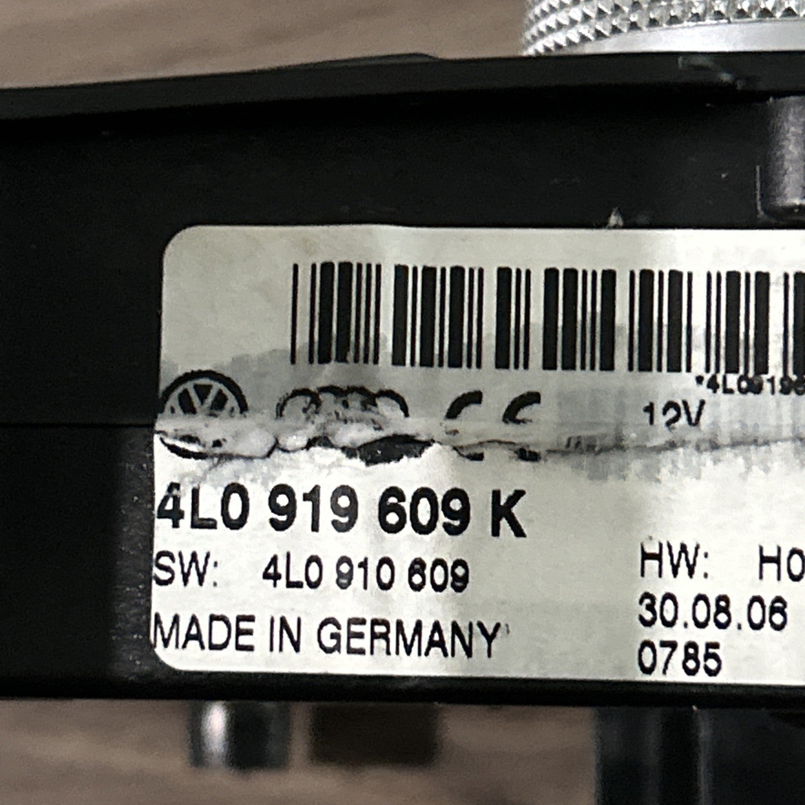 Audi Q7 MMI Center Interface Console Control Switch Panel OEM 2007 - 2009