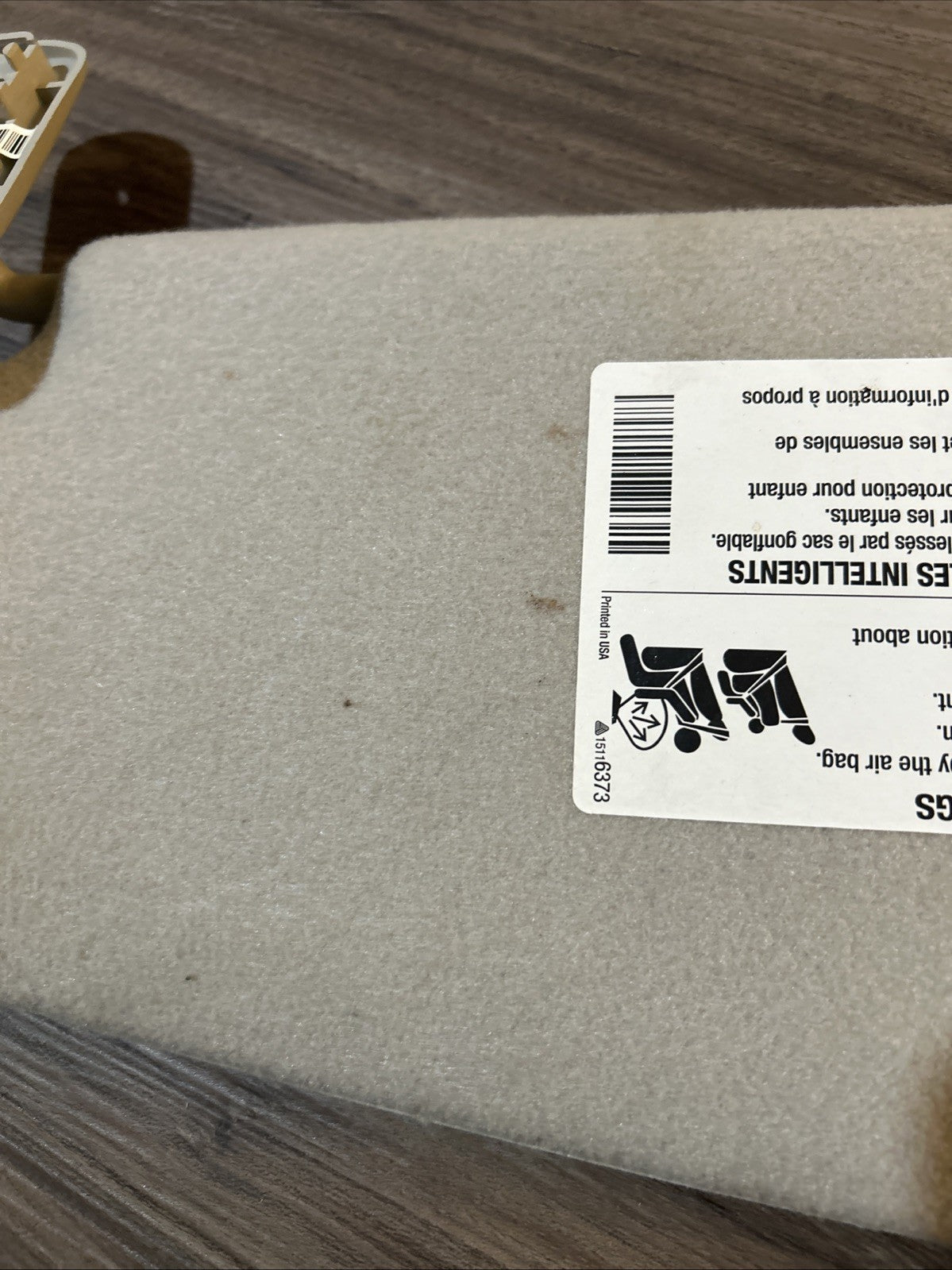 2004-2011 CHEVROLET COLORADO GMC CANYON SUN VISOR SHADE PASSENGER SIDE GRAY