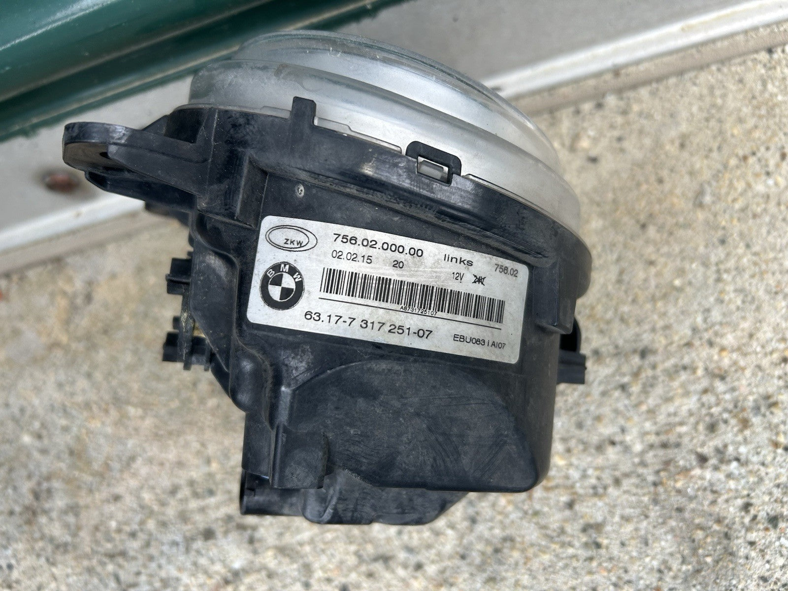 14-19 BMW X3 X4 X5 X6 X5M X6M  /M (F15 F16 F25 F26 F85 F86) LEFT - LED FOGLIGHT