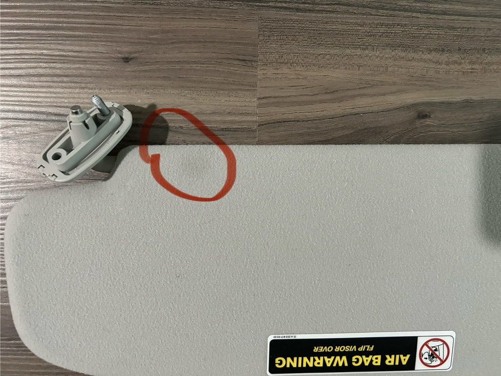 OEM C215 W220 Mercedes Benz Sun Visor Set 2000-2006 S320 S430 S500 CL500 CL600