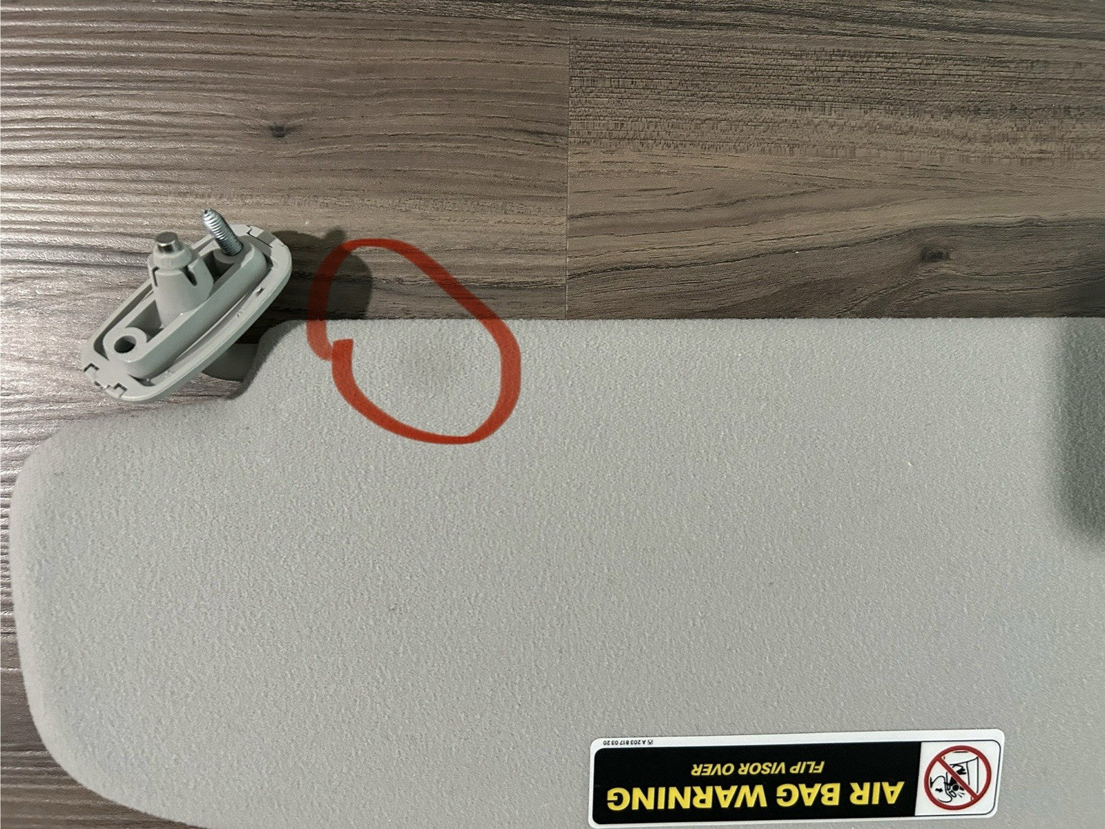 OEM C215 W220 Mercedes Benz Sun Visor Set 2000-2006 S320 S430 S500 CL500 CL600