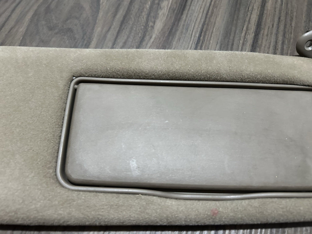 1996-2002 Toyota 4Runner Driver and Passenger Side Sun Visor Set Pair Tan color