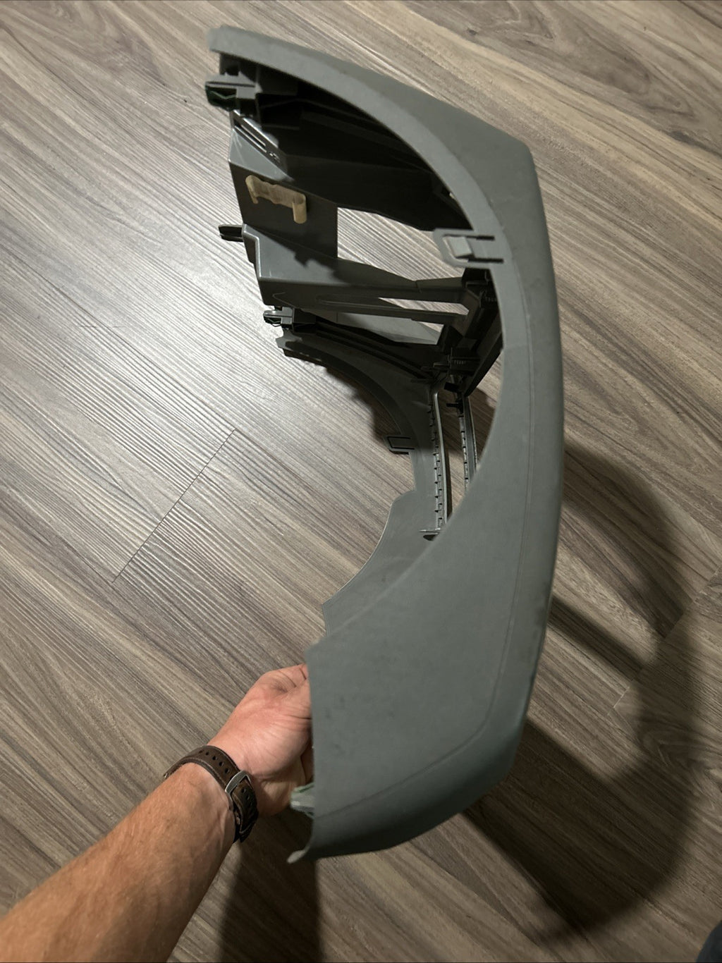 2009 2010 2011 2012 Nissan Frontier Xterra Dash Radio Trim Bezel Gray Silver 155