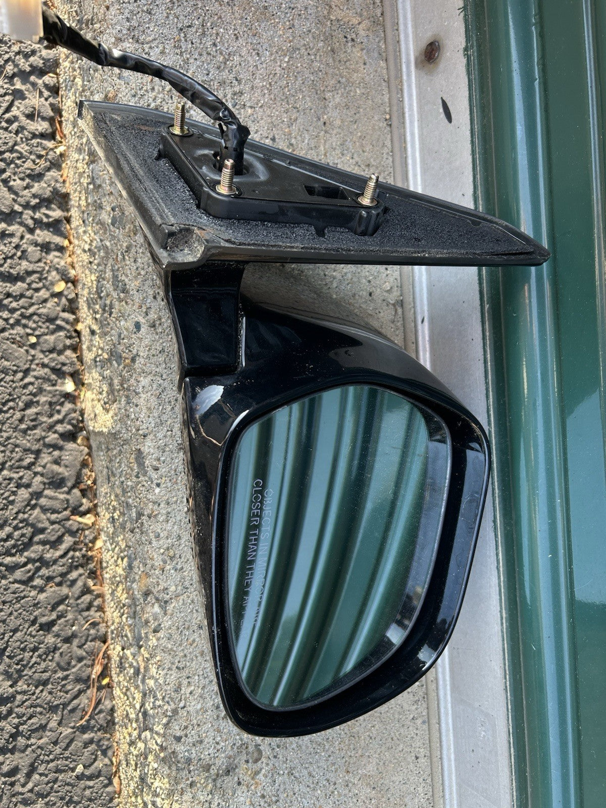 03-08 LEXUS GX470 4.7L   VIEW POWER MIRROR RIGHT PASSENGER BLACK 202