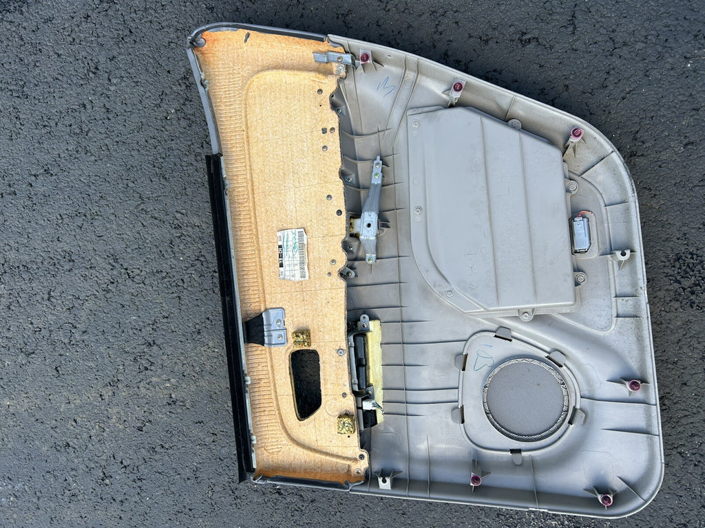 2001-2007 TOYOTA SEQUOIA REAR LEFT DRIVER SIDE DOOR PANEL TRIM OEM Gray