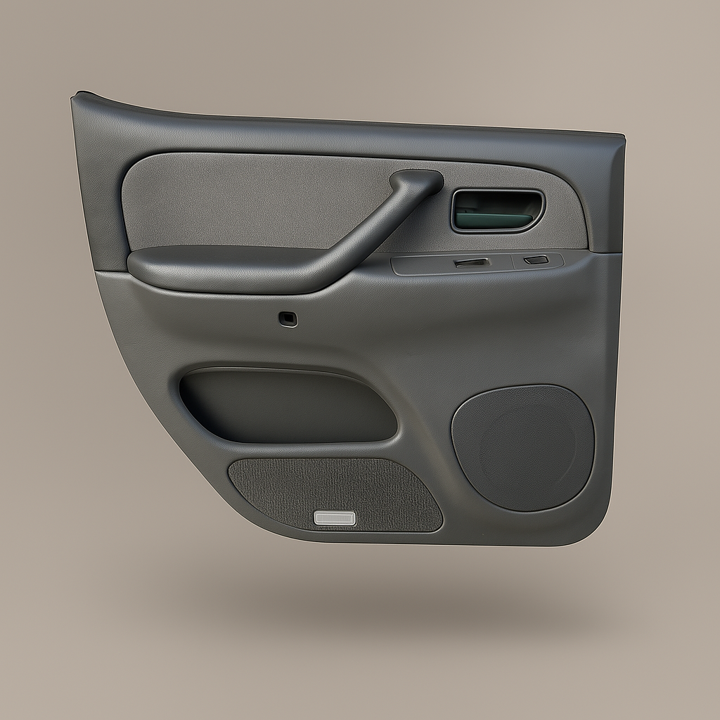 2001-2007 TOYOTA TUNDRA REAR LEFT DRIVER SIDE DOOR PANEL TRIM Gray OEM