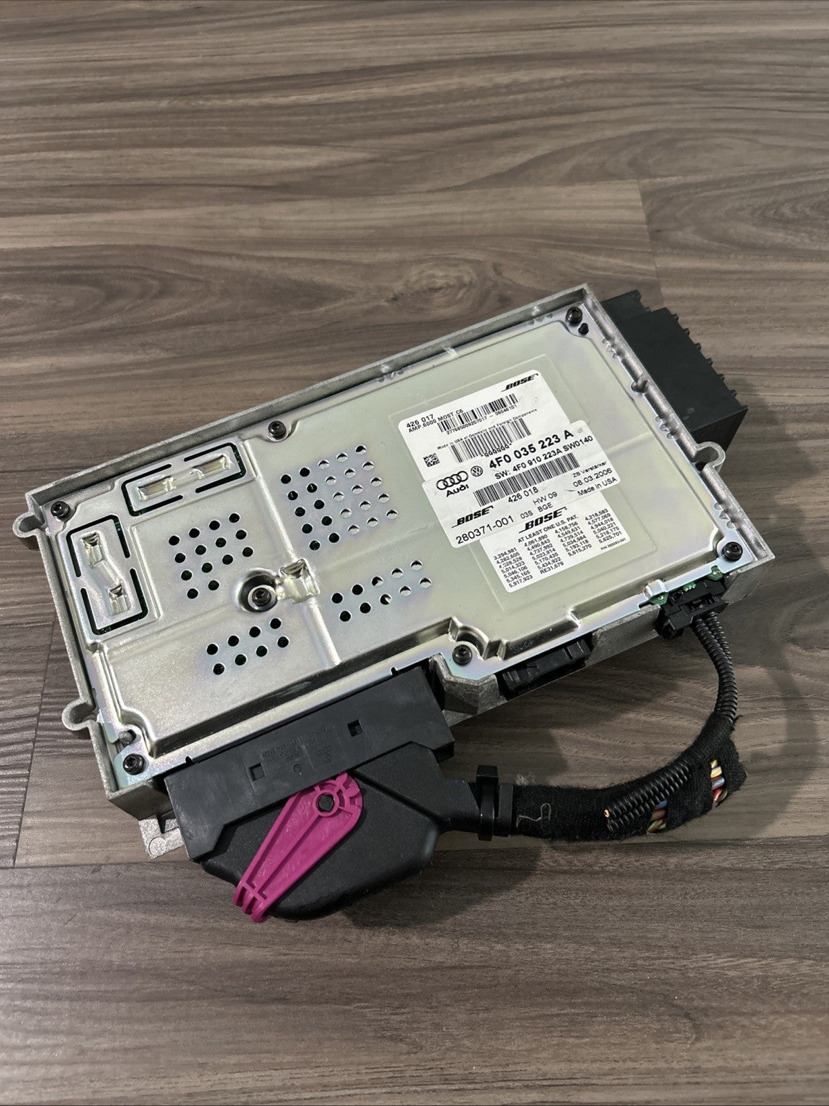 2005-2009 Audi A6 S6 C6 Quattro BOSE Amplifier Audio 4F0035223A