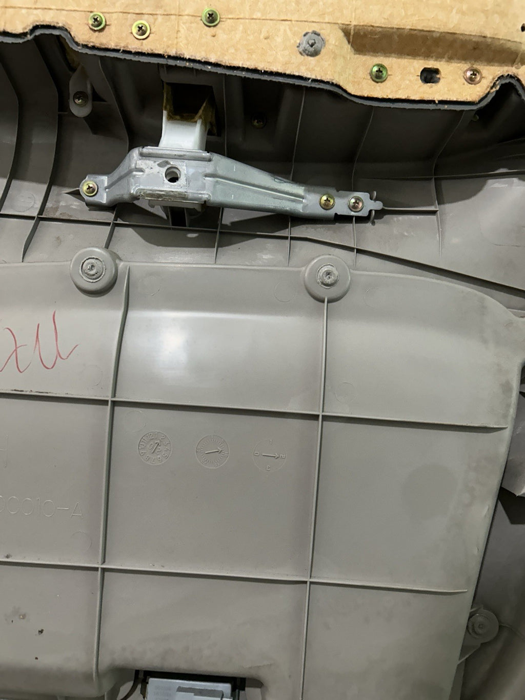 2001 2002 2003 2004 Toyota Sequoia Left Driver  Front Door Panel Trim Gray OEM