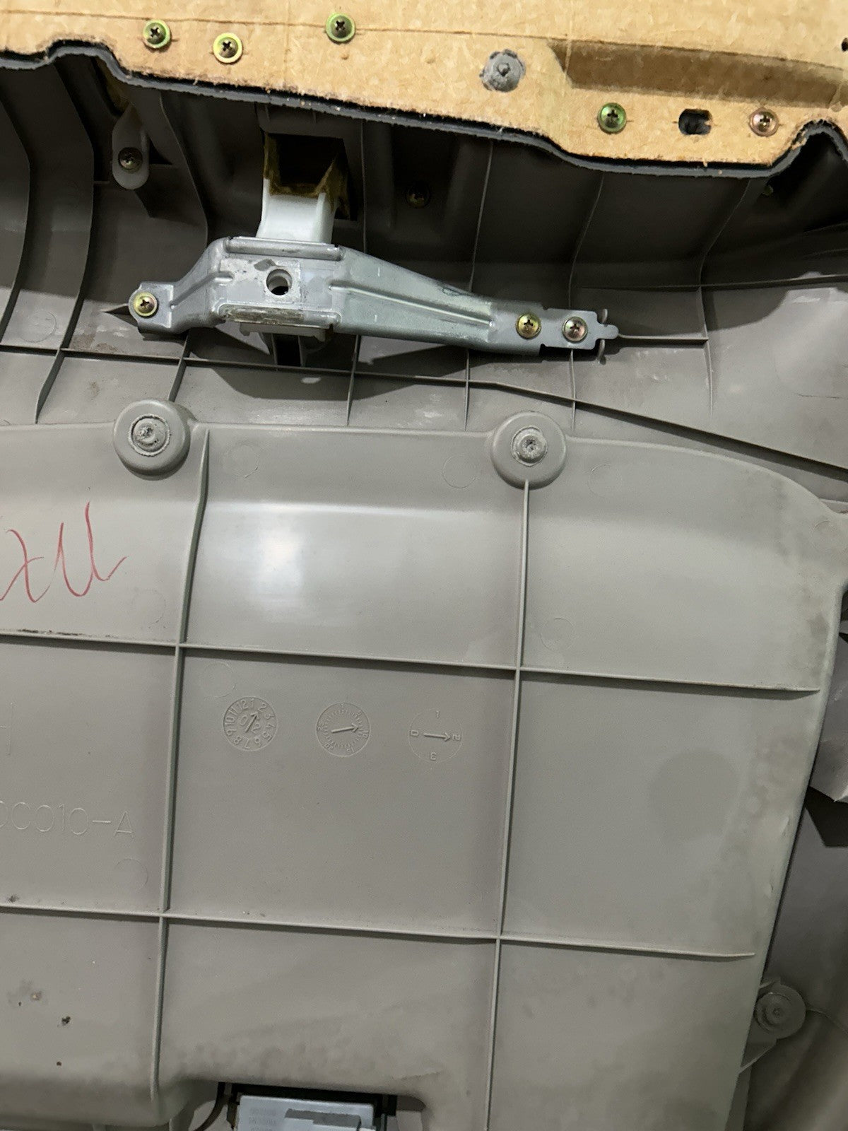 2001 2002 2003 2004 Toyota Sequoia Left Driver  Front Door Panel Trim Gray OEM