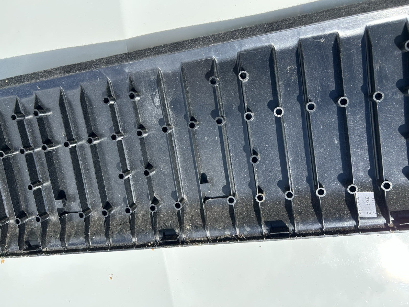 14-18 OEM BMW X5 F15 X5M F85 Rear Flap Trunk Sill Trim Scuff Plate Cover Panel