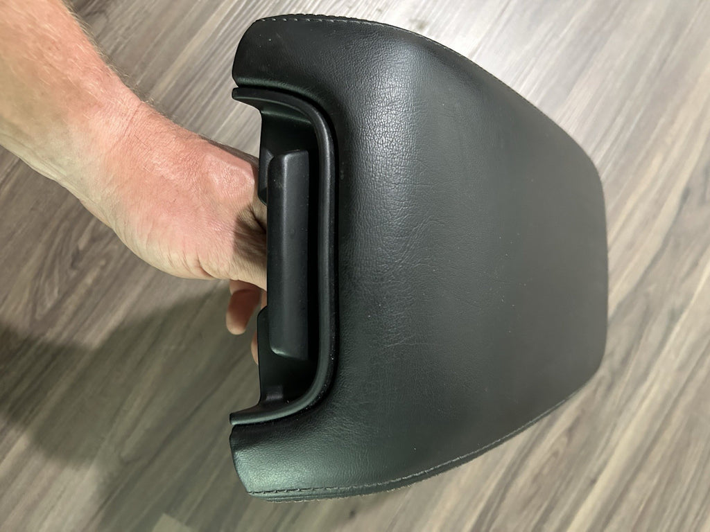 2011-2018 Dodge Charger Center Console Black Leather Armrest Lid Cover OEM