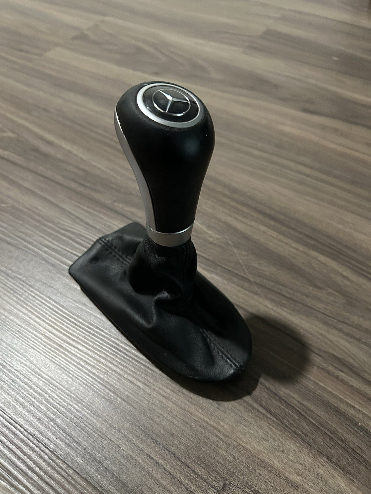 2007-2009 Mercedes W211 E350 E550 OEM Shifter Knob & Boot BLACK & METAL  #147