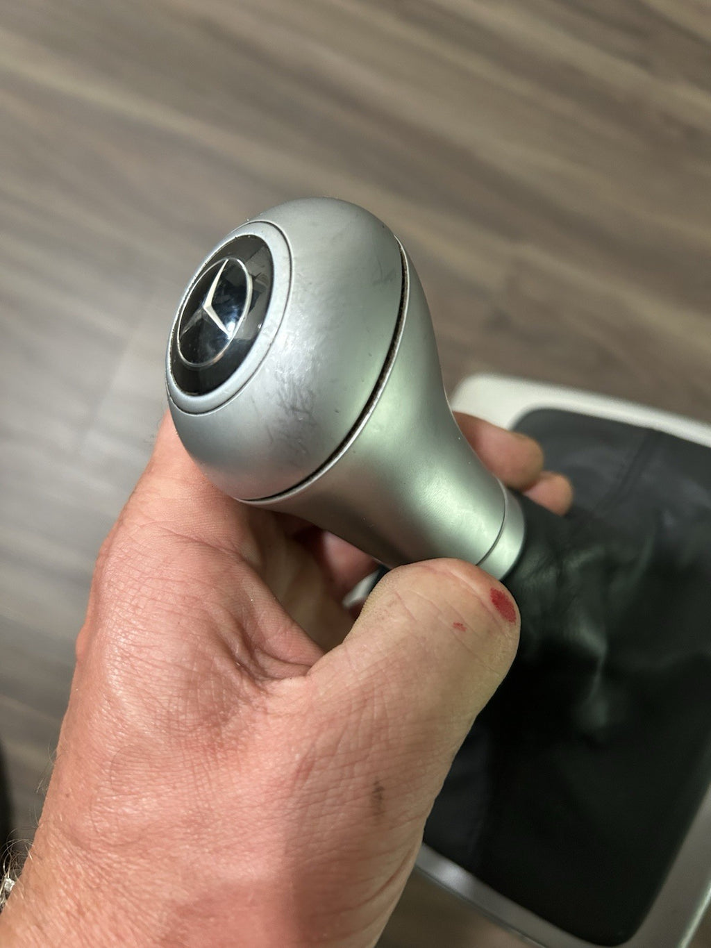 08-14 Mercedes W204, C300 Auto Shift Knob Boot & Base Trim