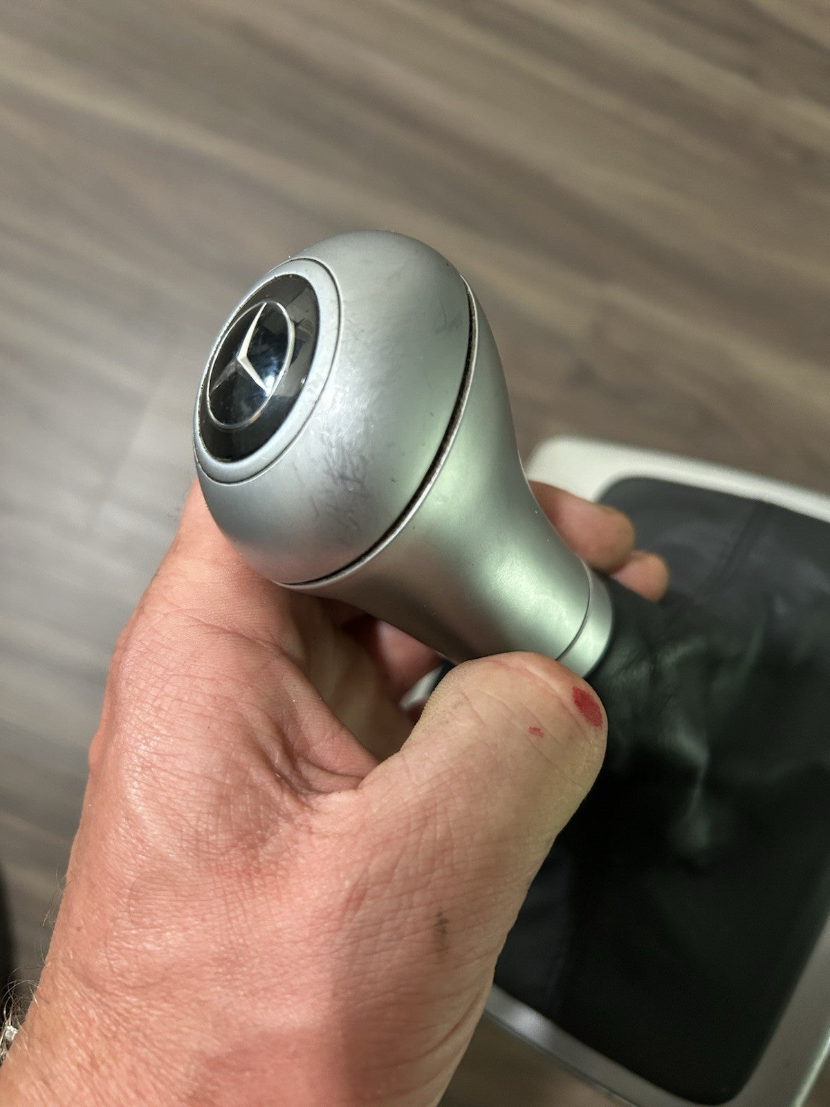 08-14 Mercedes W204, C300 Auto Shift Knob Boot & Base Trim