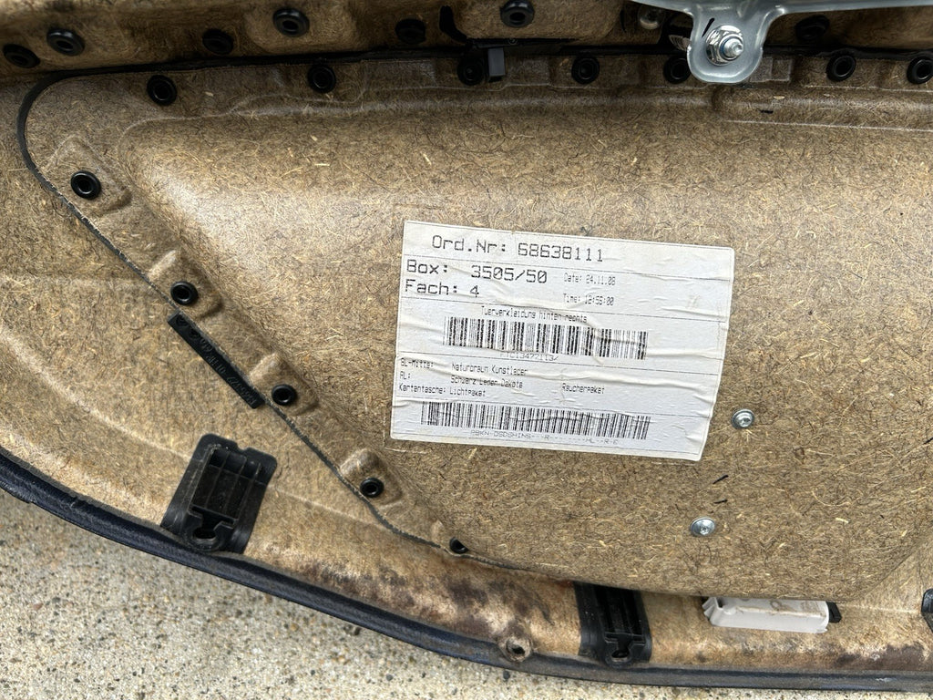 BMW E60/E61 5-Series Rear Right Door Panel Dakota Naturbraun 51427233332