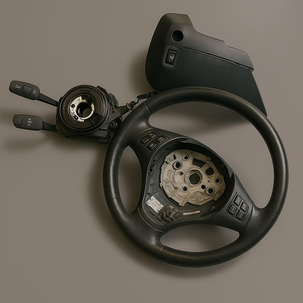 BMW E90 E91 E92 E93 Heated Steering Wheel Retrofit Partial Kit OEM