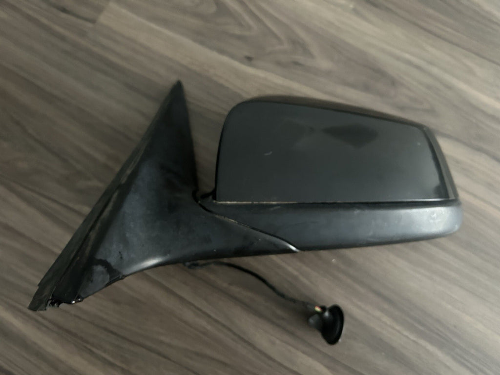 BMW E60 E61 2008 LEFT DRIVER SIDE DOOR AUTO FOLD DIM HEATED MIRROR OEM Black