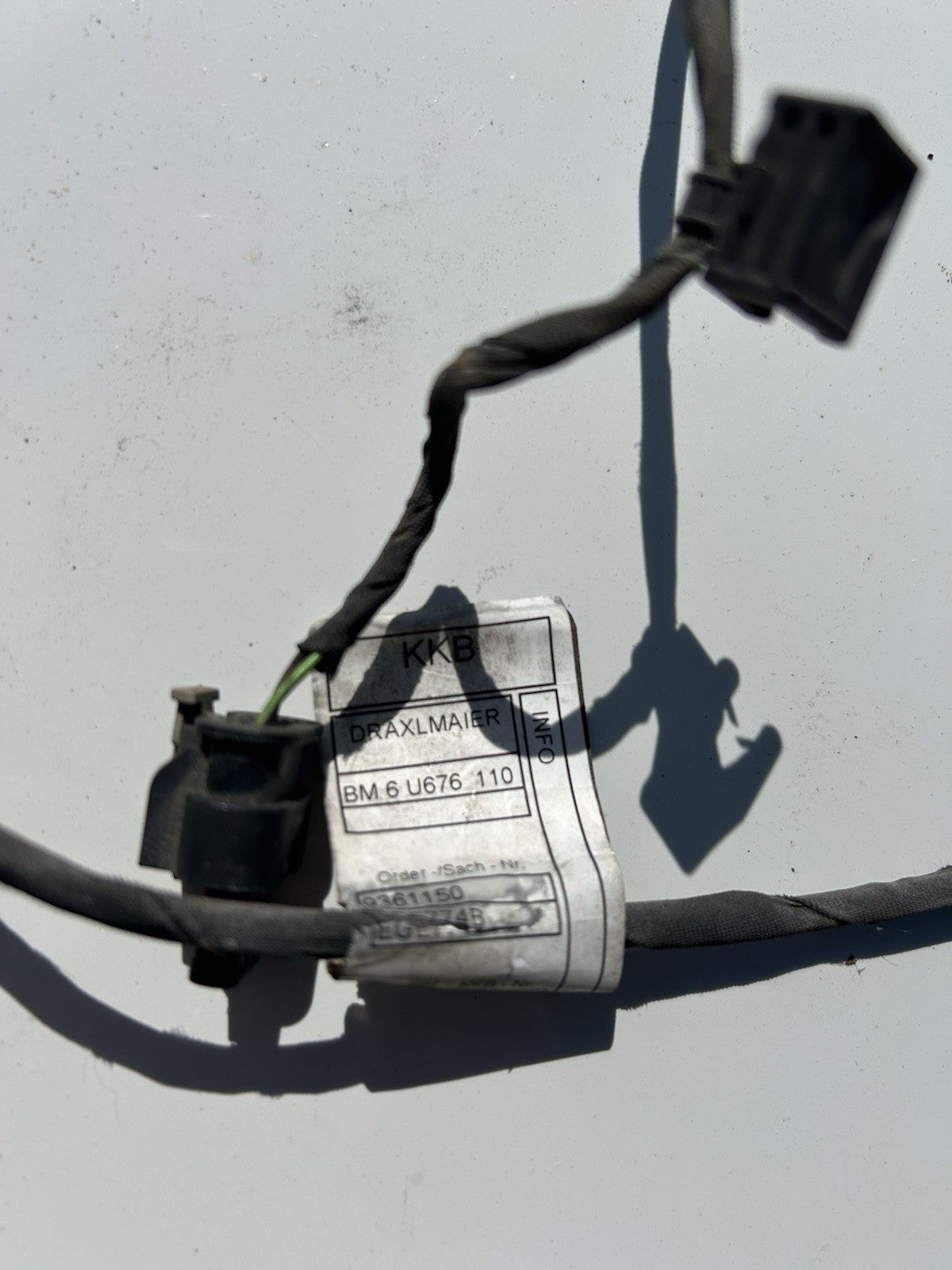 14-19 BMW F15 F85 F86 X5 X6 Rear Bumper Parking Sensor PDC Wire Harness OEM✅