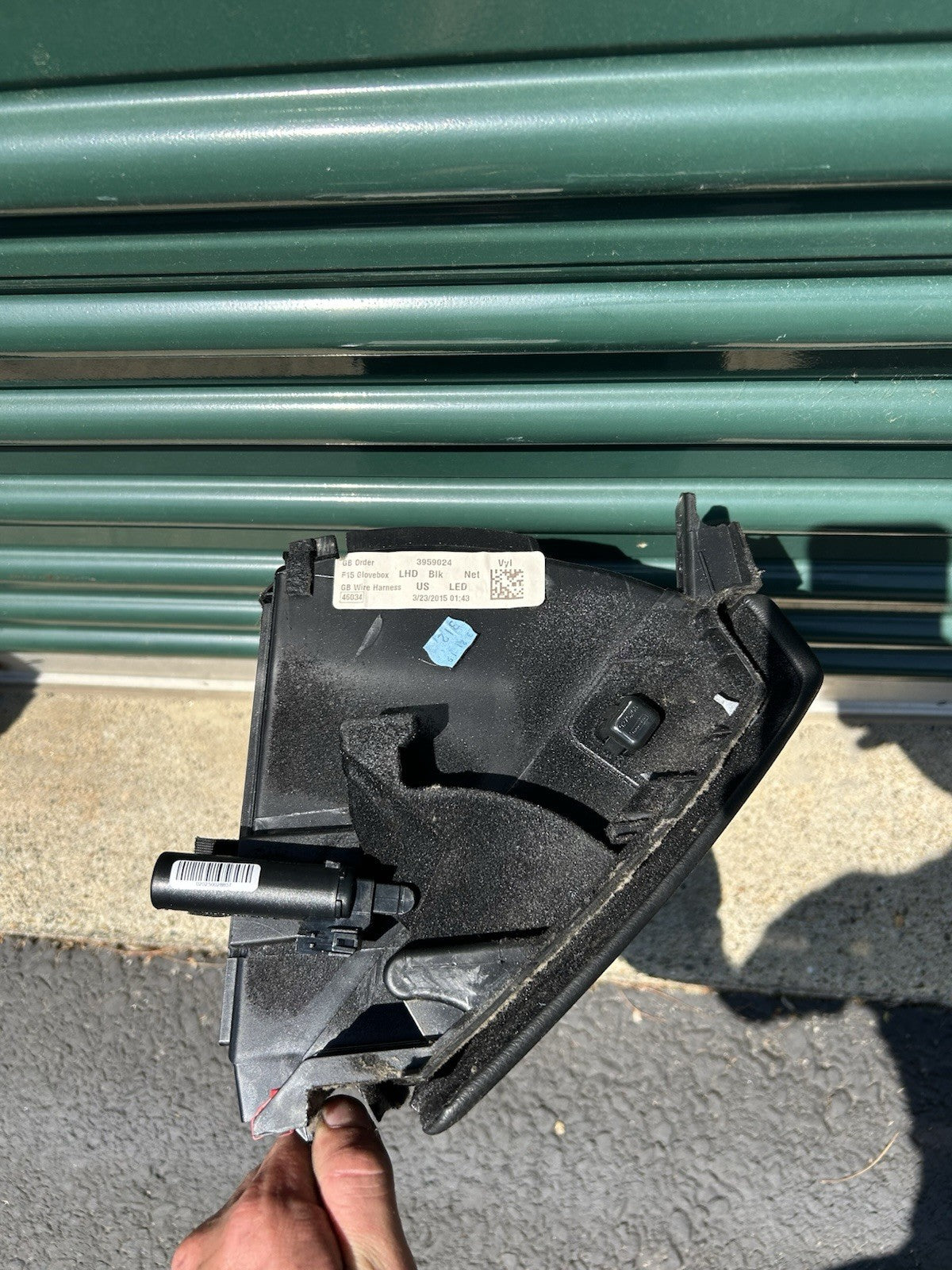 OEM BMW F15 X5 14-18 Dash Glove Box Storage Compartment BLACK 51169287297