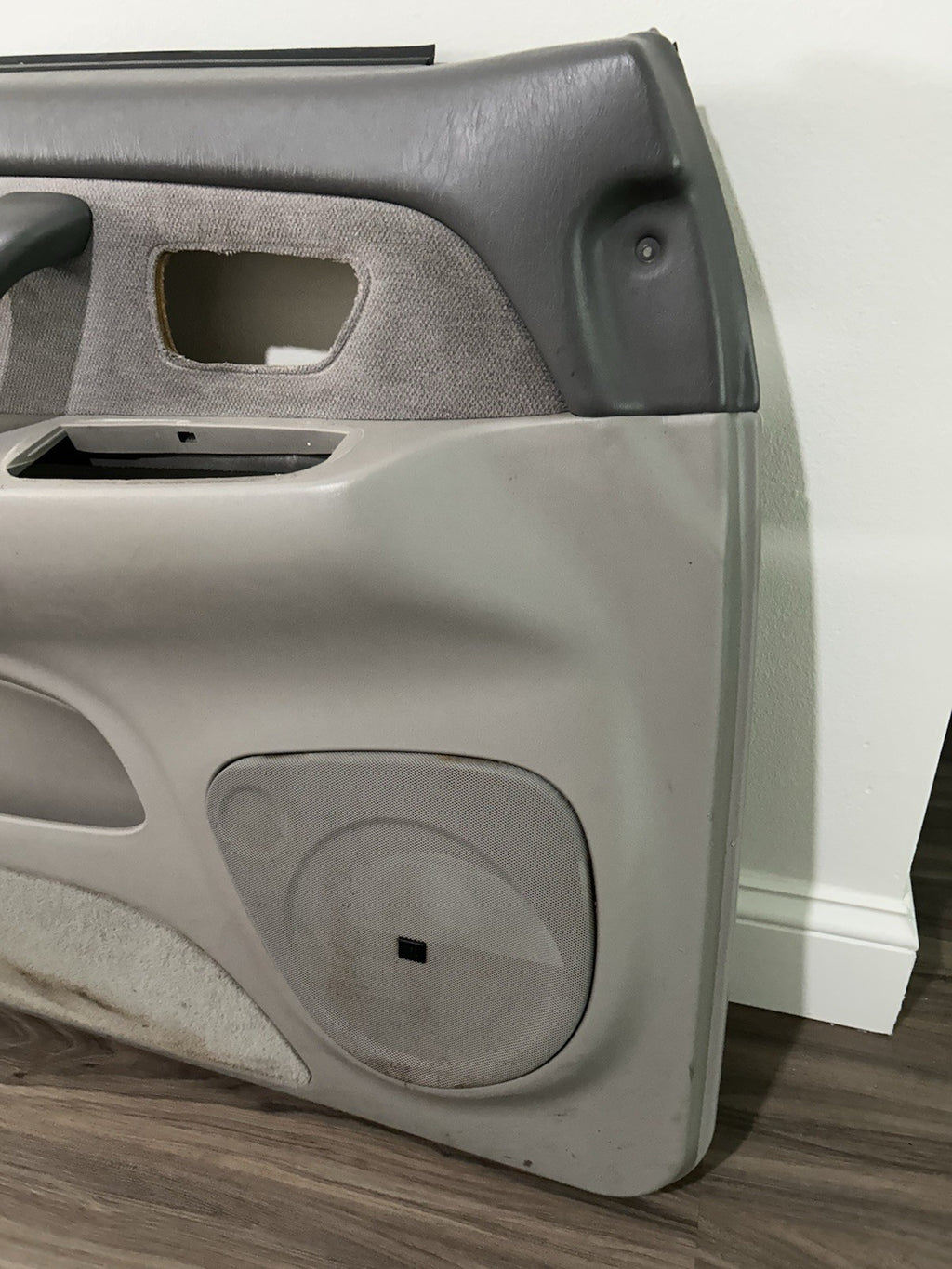 2001 2002 2003 2004 Toyota Sequoia Left Driver  Front Door Panel Trim Gray OEM