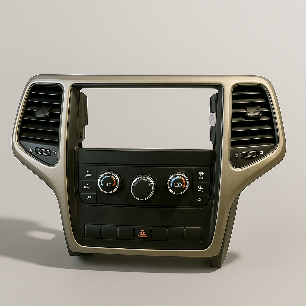 11-13 Jeep Grand Cherokee Durango Dash Radio Climate AC Heater Control Bezel OEM