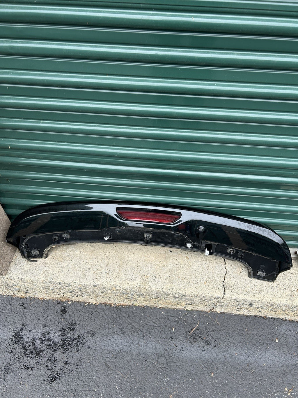 2014-2021 Jeep Grand Cherokee Rear Liftgate Upper Spoiler Wing w/Light Black OEM