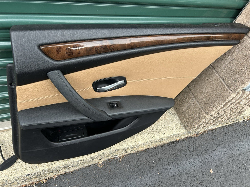 BMW E60/E61 5-Series Rear Right Door Panel Dakota Naturbraun 51427233332
