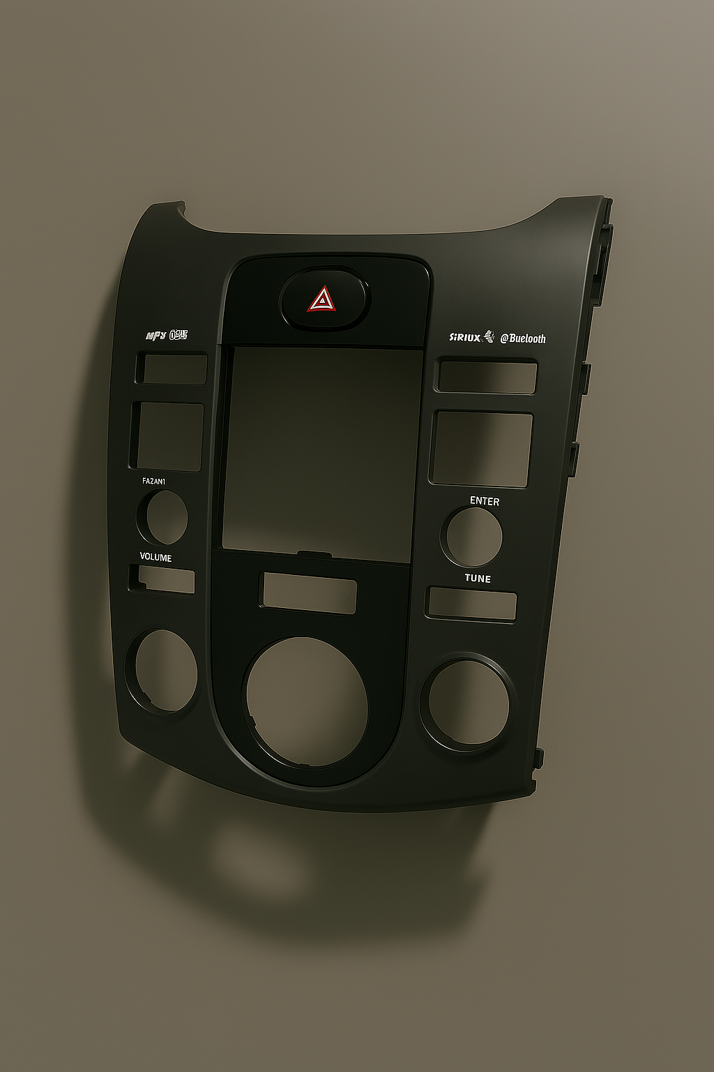 2010-2013 Kia Forte Radio Stereo Dash Bezel Trim Cover W/ Hazard